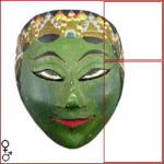 maschera-rituale-orientale-verde-delleterno-ritorno