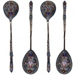 russian-enameled-silver-demitasse-spoons-19th-century